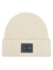 Calvin Klein Czapka Monologo LV04D8096G Szary. Szare czapki zimowe Calvin Klein, bez wzorów, z wiskozy. Za 169.99 zł.