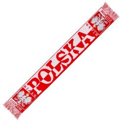 Szalik Polska Biało Czerwoni 2. Białe szaliki i kominy KEEZA, bez wzorów. Za 22.00 zł.