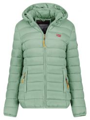 Geographical Norway Kurtka pikowana "Atikolor" w kolorze miętowym rozmiar: XXL. Zielone kurtki Geographical Norway, xxl, bez wzorów, bez kaptura. Za 174.02 zł.