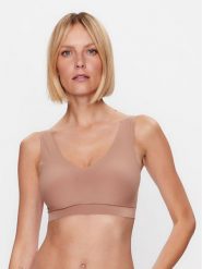 Chantelle Biustonosz top Soft Stretch C16A10 Brązowy. Brązowe biustonosze Chantelle, bez wzorów, z syntetyku. Za 179.99 zł.