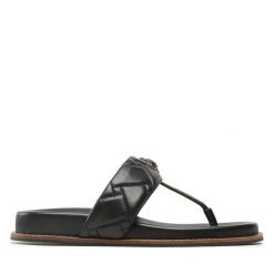 Japonki Kurt Geiger. Czarne japonki Kurt Geiger, bez wzorów. Za 459.99 zł.