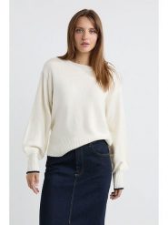 Josephine & Co Sweter "Arno" w kolorze kremowym rozmiar: L. Białe swetry Josephine & Co, l, bez wzorów, bez ramiączek. Za 218.57 zł.