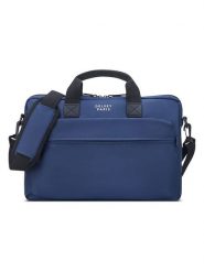 Delsey Torba "Maubert 2.0" w kolorze niebieskim na laptopa - 40 x 27 x 8 cm rozmiar: onesize. Niebieskie torby na laptopa Delsey, bez wzorów, z materiału, przez ramię. Za 158.84 zł.