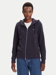 Gant Bluza Shield 4201412 Granatowy Regular Fit. Niebieskie bluzy Gant, m, bez wzorów, z bawełny, bez ramiączek, bez kaptura. Za 439.99 zł.