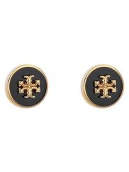 Tory Burch Kolczyki Kira 90547 Czarny. Czarne kolczyki Tory Burch, metalowe. Za 539.99 zł.