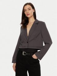 ONLY Marynarka Lalana 15334248 Szary Boxy Fit. Szare marynarki i żakiety ONLY, bez wzorów, z syntetyku, bez ramiączek. Za 109.99 zł.