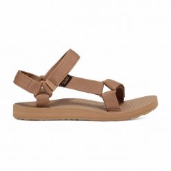 Sandały damskie Teva Original Universal. Brązowe sandały Teva, bez wzorów, z gumy, bez obcasa, bez zapięcia. Za 377.00 zł.
