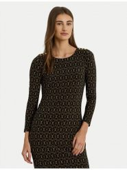 LAUREN RALPH LAUREN Sukienka codzienna 200980037001 Czarny Slim Fit. Czarne sukienki Lauren Ralph Lauren, na co dzień, bez wzorów, z syntetyku, bez kołnierzyka, bez ramiączek, proste. Za 1,199.00 zł.