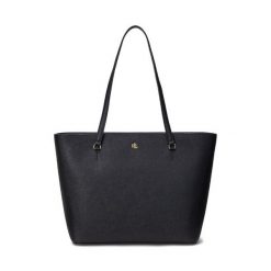 Torebka LAUREN RALPH LAUREN. Czarne torebki klasyczne Lauren Ralph Lauren, bez wzorów, klasyczne, bez dodatków. Za 839.99 zł.