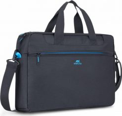 Torba Rivacase 8057 czarny. Czarne torby na laptopa RivaCase, bez wzorów, z tkaniny. Za 138.00 zł.