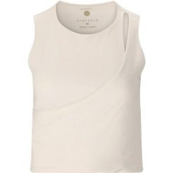 Damski tank top Athlecia Aisari. Szare topy Athlecia, bez wzorów, sportowe, bez kołnierzyka, bez ramiączek. Za 127.50 zł.