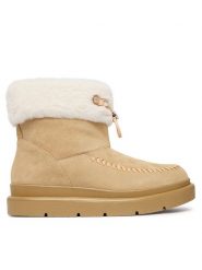 Guess Śniegowce FLFKEN LEA10 Beżowy. Brązowe śniegowce Guess, z aplikacjami, ze skóry, bez zapięcia. Za 714.99 zł.