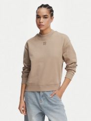 HUGO Bluza Daxandria 50527463 Brązowy jasny Regular Fit. Brązowe bluzy Hugo, m, bez wzorów, z bawełny, bez kaptura. Za 599.99 zł.