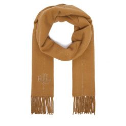 Szalik LAUREN RALPH LAUREN. Brązowe szaliki i kominy Lauren Ralph Lauren, bez wzorów. Za 519.99 zł.