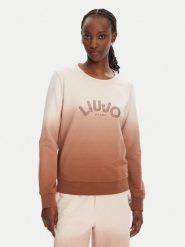Liu Jo Sport Bluza TA5114 FS090 Beżowy Regular Fit. Brązowe bluzy bez kaptura Liu Jo Sport, xs, bez wzorów, z bawełny, bez kaptura. Za 469.99 zł.