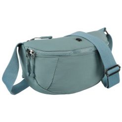 Saszetka damska Peterson PTN CSM-09 niebieska. Niebieskie nerki i saszetki Peterson, bez wzorów, bez dodatków. Za 74.99 zł.