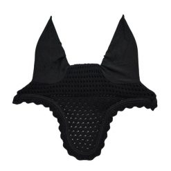 Krótki kapelusz dla koni HFI. Czarne kapelusze HFI, bez wzorów, sportowe. Za 202.00 zł.