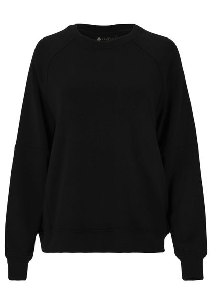 Bluza damska Athlecia Jacey. Czarne bluzy Endurance, bez wzorów, z dresówki, bez kaptura, na fitness i siłownię. Za 214.00 zł.