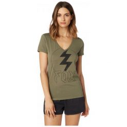 FOX T-Shirt Damski Repented S Khaki. T-shirty marki FOX. W wyprzedaży za 81.00 zł.