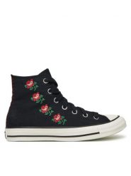 Converse Trampki Chuck Taylor All Star Rose Cross Stitch A13657C Czarny. Czarne trampki Converse, bez wzorów, z materiału, retro, bez zapięcia. Za 249.99 zł.