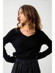 AUTHENTIC CASHMERE Kaszmirowy sweter "Grasmoor" w kolorze czarnym rozmiar: M. Czarne swetry AUTHENTIC CASHMERE, m, bez wzorów, z kaszmiru, bez ramiączek. Za 379.52 zł.