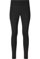 Damskie legginsy Endurance Clarane. Czarne legginsy sportowe Endurance, l, bez wzorów, z materiału, do biegania. Za 200.10 zł.
