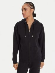 Roxy Bluza Surf Stoked Zipped Brushed ERJFT05022 Czarny Regular Fit. Czarne bluzy Roxy, s, bez wzorów, z bawełny, bez ramiączek, bez kaptura. Za 239.99 zł.