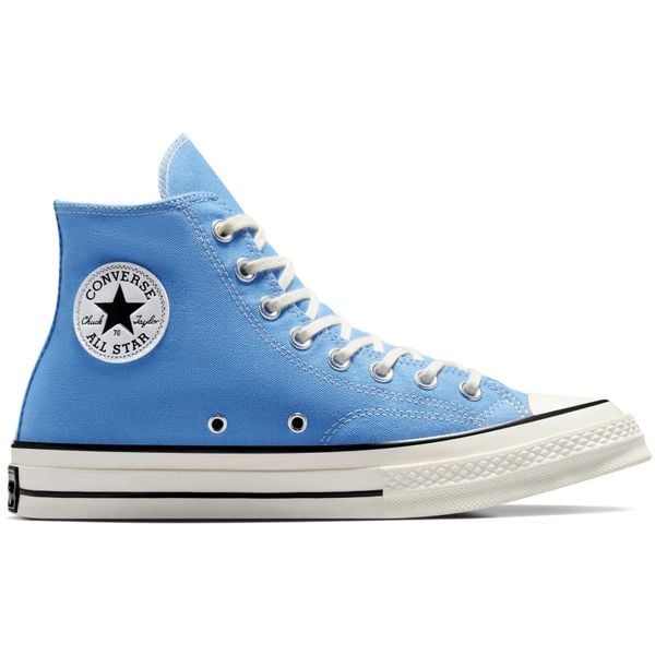 Buty sportowe Converse Chuck 70. Niebieskie buty treningowe Converse, bez wzorów, z materiału, bez zapięcia. Za 490.00 zł.