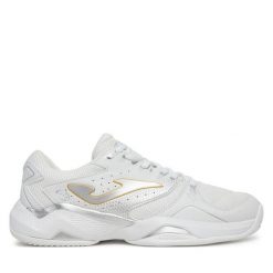 Buty do tenisa Joma. Białe buty treningowe Joma, bez wzorów, bez zapięcia, tenisowe. Za 129.99 zł.
