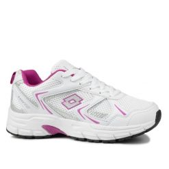 Buty damskie sportowe treningowe Lotto KITAURA. Białe buty treningowe Lotto, bez wzorów, z materiału, bez zapięcia, na fitness i siłownię. Za 149.00 zł.