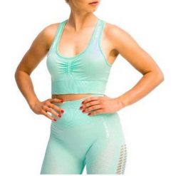 Damski Biustonosz Sportowy California Cute. Niebieskie biustonosze sportowe Gym Hero, bez wzorów. Za 174.99 zł.