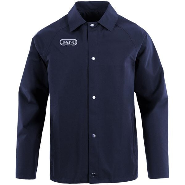Kurtka koszulowa trenerska Jako Wardrobe. Niebieskie kurtki JAKO, xl, bez wzorów, z materiału, biznesowe, bez kaptura. Za 242.70 zł.
