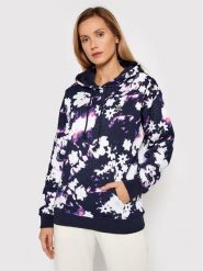 Adidas Bluza Hoodie H20442 Granatowy Relaxed Fit. Niebieskie bluzy adidas, bez wzorów, z bawełny, bez ramiączek, bez kaptura. Za 299.99 zł.