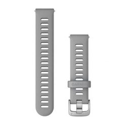 Pasek do zegarka z szybkozłączką ze srebrną klamrą Garmin 18 mm. Szare zegarki Garmin. Za 198.50 zł.