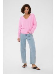 Kaffe Sweter w kolorze jasnoróżowym rozmiar: XXL. Różowe swetry Kaffe, xxl, bez wzorów, bez ramiączek. Za 104.99 zł.