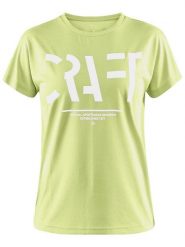 Craft Koszulka sportowa "Eaze" w kolorze zielonym rozmiar: L. Zielone t-shirty sportowe Craft, l, bez wzorów, z materiału, bez ramiączek, outdoorowe. Za 52.55 zł.