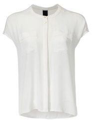 Heine Bluzka w kolorze kremowym rozmiar: 44. Brązowe bluzki Heine, bez wzorów, bez kołnierzyka, bez ramiączek. Za 104.99 zł.