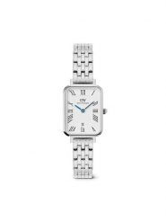 Daniel Wellington Zegarek Quadro DW00100864 Srebrny. Szare, analogowe zegarki Daniel Wellington, srebrne. Za 979.99 zł.