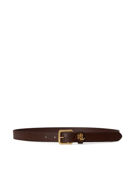 LAUREN RALPH LAUREN Pasek 412968763013 Brązowy. Brązowe paski Lauren Ralph Lauren, bez wzorów, ze skóry. Za 419.99 zł.