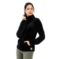 Polar damski zapinany na zamek Protest Vance. Czarne bluzy z polaru Protest, na zimę, bez wzorów, z polaru. Za 284.00 zł.