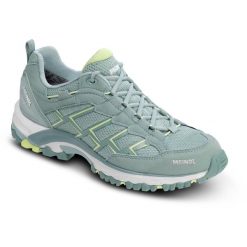 Buty damskie Meindl Caribe Lady turkusowe. Niebieskie buty trekkingowe MEINDL, bez zapięcia. W wyprzedaży za 486.85 zł.