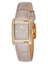 U.S. Polo Assn. Zegarek kwarcowy w kolorze złoto-szarobrązowym rozmiar: onesize. Brązowe, analogowe zegarki U.S. Polo Assn., ze stali. Za 304.99 zł.