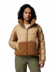 Columbia Kurtka zimowa "Point II Sherpa" w kolorze beżowym rozmiar: XS. Brązowe kurtki Columbia, na zimę, xs, bez wzorów, z puchu, bez kaptura. Za 349.95 zł.