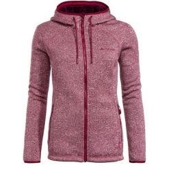 Bluza trekkingowa damska Vaude Sentino III. Czerwone bluzy z kapturem Vaude, bez wzorów, z polaru, z kapturem. W wyprzedaży za 416.00 zł.
