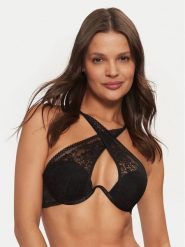 Hunkemöller Biustonosz z fiszbiną Vera 206278 Czarny. Czarne biustonosze Hunkemöller, bez wzorów, z syntetyku. Za 99.99 zł.