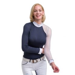 Damska koszulka polo do jazdy konnej z długim rękawem Cavalliera Modern. Białe t-shirty sportowe CAVALLIERA, s, bez wzorów, bez ramiączek, do jazdy konnej. Za 367.50 zł.
