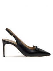 MALONE SOULIERS Sandały Trudie 70-2 Czarny. Czarne sandały MALONE SOULIERS, bez wzorów, ze skóry, bez obcasa, na szpilce, bez zapięcia. Za 3,239.00 zł.