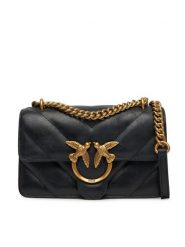 PINKO Torebka Love One Mini Dc 100074 A1UR Czarny. Czarne kopertówki Pinko, bez wzorów, ze skóry, wizytowe, bez dodatków. Za 1,869.00 zł.