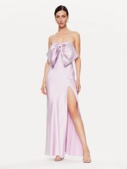 Pinko Sukienka wieczorowa Isotono 101658 Z345 Fioletowy Regular Fit. Fioletowe sukienki Pinko, bez wzorów, z syntetyku, wizytowe, bez kołnierzyka, bez ramiączek. Za 1,099.00 zł.