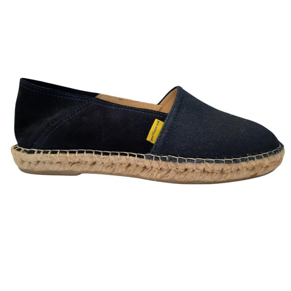 Buty Espadryle Unisex. Niebieskie espadryle PACIFIQUE SUD, bez wzorów, bez obcasa. Za 252.50 zł.